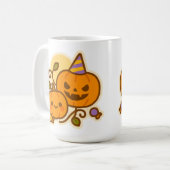 Mug Pals citrouilles - Kawaii Halloween (Devant gauche)