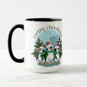 Mug "Pals de pingouin : Joyeux Noël de Mug" (Gauche)