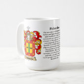 Mug Palumbo, l'origine, la signification et la crête (Devant gauche)