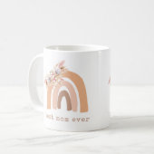 Mug Pampas Gris Boho Rainbow Meilleure Maman Jamais (Devant gauche)