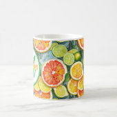 Mug Pamplemousse, citrons, limons et oranges agrumes (Centre)