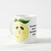 Mug Pamplemousse Dessiné Drôle (Devant gauche)