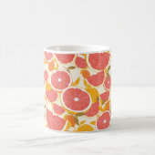 Mug Pamplemousse et tranches de moitié avec feuilles s (Centre)