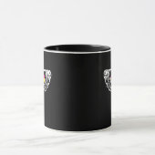 Mug Pan Pride Skeleton Halloween Pan Goth Heart (Centre)