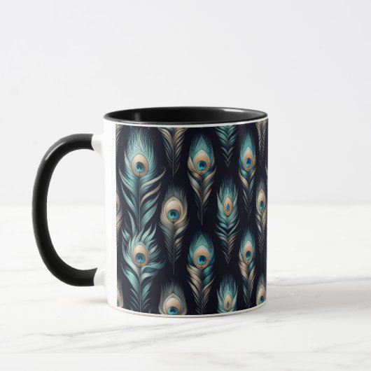 Mug Panache de paon (Gauche)