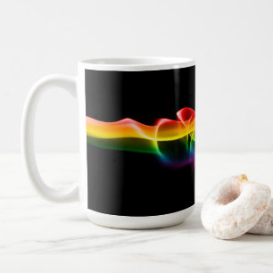 Mug Panache de SlipperyJoe d'énergie arc-en-ciel captu