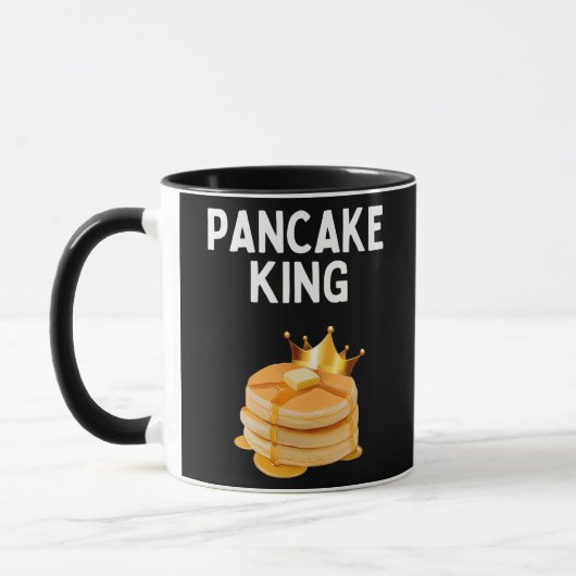 Mug Pancake King drôle Pancake Lover Pancake King  (Gauche)