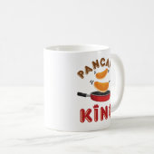 Mug Pancake King samedi matin Pancakes (Devant droit)