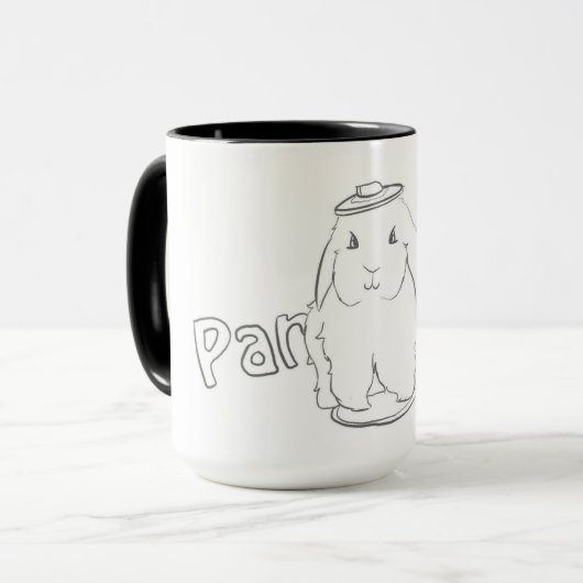 Mug pancakeblacknwhitemug (Devant gauche)
