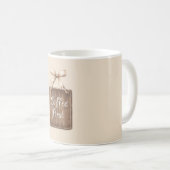 Mug Pancarte Premier Café Arc (Devant droit)
