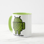 Mug Pancho Doodle Character pour robot Android™ (Devant gauche)