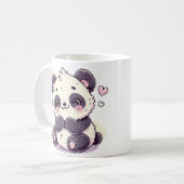 Mug Panda adorable avec sérénité douce (Devant gauche)