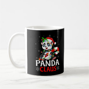 Mug Panda amoureux des animaux Noël Panda drôle Claus