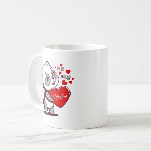 Mug Panda Avec Amour (Devant gauche)
