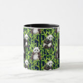 Mug Panda avec le monogramme en bambou du motif | (Centre)