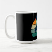 Mug Panda bébé mignonne avec mohawk | Panda de patinag (Gauche)