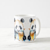 Mug Panda Beer Wildlife & Nature Water Color Set (Devant droit)
