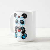 Mug Panda bleu de sucre de zombi (Devant gauche)