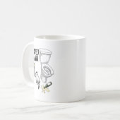 Mug Panda Crasé, Raton laveur Drôle Ivre, Panda Poubel (Devant gauche)