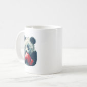 Mug Panda Cute Avec Gants De Boxe Costume (Devant gauche)