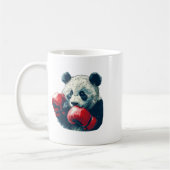 Mug Panda Cute Avec Gants De Boxe Costume (Gauche)