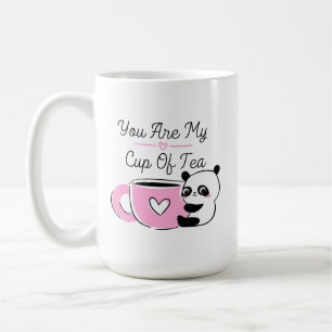 Mug Panda Cute Vous Êtes Ma Coupe De Thé Personnalisé