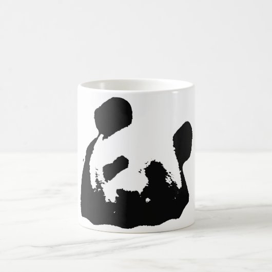 Mug Panda d'art noir blanc (Centre)