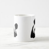 Mug Panda d'art noir blanc (Centre)