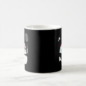 Mug Panda de badminton épuisé drôle mignon (Centre)