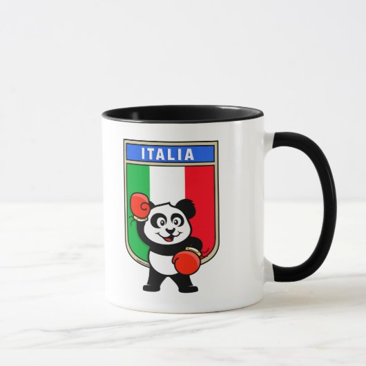 Mug Panda de boxe italienne (Droite)