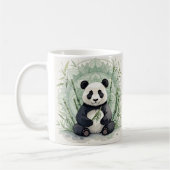 Mug Panda de Chubby assis dans une pose de lotus (Gauche)