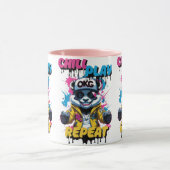 Mug Panda de jeu de couleurs (Centre)