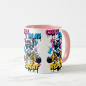 Mug Panda de jeu de couleurs (Devant droit)