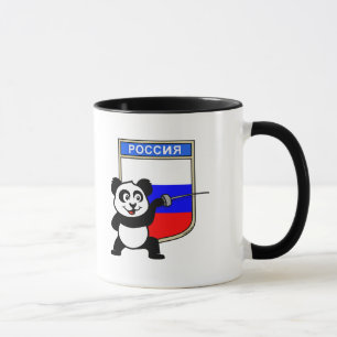 Mug Panda de la clôture russe