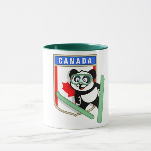 Mug Panda de saut à ski du Canada (Centre)