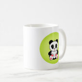 Mug Panda, dessin animé, enfants (Devant droit)