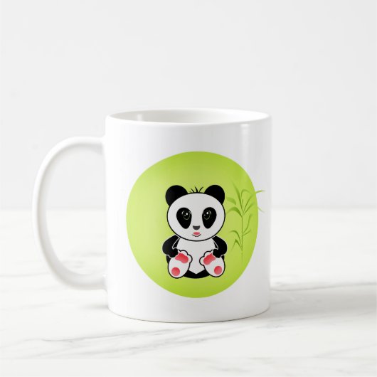 Mug Panda, dessin animé, enfants (Gauche)