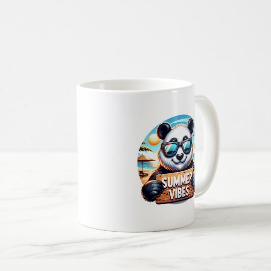Mug Panda d'été (Devant droit)