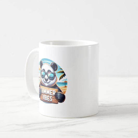 Mug Panda d'été (Devant gauche)