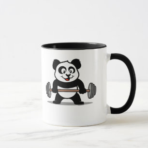 Mug Panda d'haltérophilie