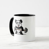 Mug Panda d'haltérophilie (Devant gauche)
