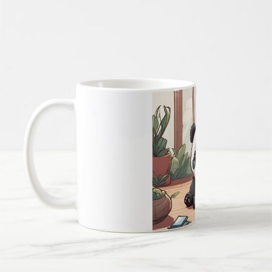 Mug Panda doux (Gauche)