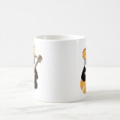 Mug Panda drôle avec guitare (Centre)