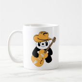 Mug Panda drôle avec guitare (Gauche)