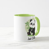 Mug Panda drôle et relaxant (Devant droit)
