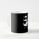 Mug Panda écossais avec tuyaux de sac (Devant gauche)