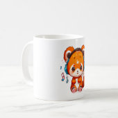 Mug Panda écoutant de la musique Kpop (Devant gauche)
