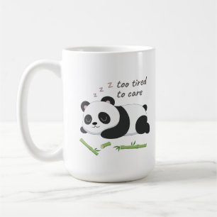 Mug Panda en mode sommeil – Art d'ours paresseux migno