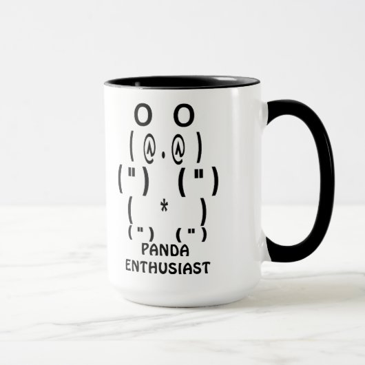 Mug Panda Enthousiaste (Droite)