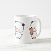 Mug Panda Et Brownie Bear Couple (Devant droit)
